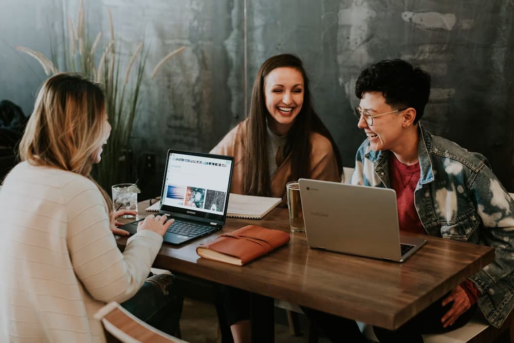 People learning together with technology